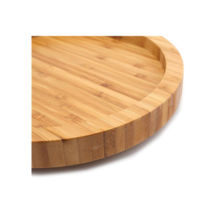Bandeja redonda giratoria para armario de cocina, mesa de encimera giratoria de 10 pulgadas, estante de bambú Natural para especias, Suzan - Product Image 4