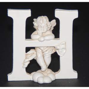 LETTERA H DEL GLOBO GRAFICO CON ANGELO - Product Image 1