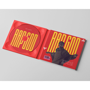 Caja de embalaje de papel de regalo de CD de DVD de álbum de registro personalizado de lujo con impresión de logotipo - Product Image 1