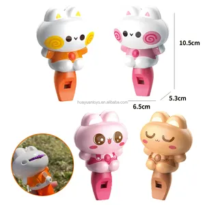 Sifflet de projection 2 en 1 jouets éducatifs mignon dessin animé Animal lampe de poche projecteur jouets pour enfants jouant