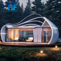 Maisons mobiles Alien personnalisées, respirantes, au design moderne, à structure en acier, extensibles, garantie 1 an, hébergement Jiangsu