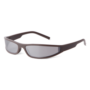 77314 Petites lunettes de soleil futuristes à monture étroite, tendance Y2K, pour hommes et femmes, idéales pour le cyclisme, les sports de plein air et la pêche - Product Image 4