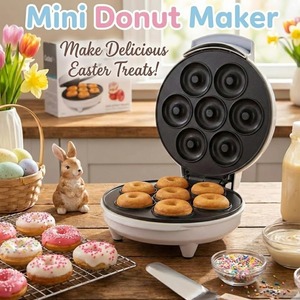 Máquina Eléctrica Mayorista para Hacer Mini Donas <span class=keywords><strong>de</strong></span> Acero Inoxidable para Coche, Hace 7 Donas Rápidas para Fiestas, Ideal para Postres Caseros - Product Image 2