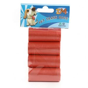 Sacs à déjections pour animaux de compagnie, Sacs à déjections roulés, Vente en gros usine, Sacs de couleur unie, Sacs poubelles, Déjections canines, Promenade du chien, Rouleaux d'extérieur - Product Image 2