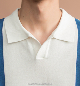 Pull-over <span class=keywords><strong>personnalisé</strong></span> pour hommes, t-shirt <span class=keywords><strong>polo</strong></span> à manches courtes à col rabattu anti-rétrécissement - Product Image 2