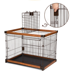 Manufacture Outdoor Pet Carriers Folding Cat Cage Layer Cage For Sale Metal Dog Cat Cages Enclosures