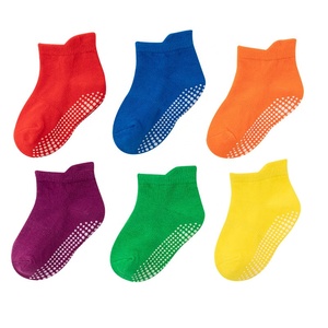 <span class=keywords><strong>Set</strong></span> başına 6 Pairs pamuk karikatür sevimli orta tüp yenidoğan bebek erkek kız çorap - Product Image 3
