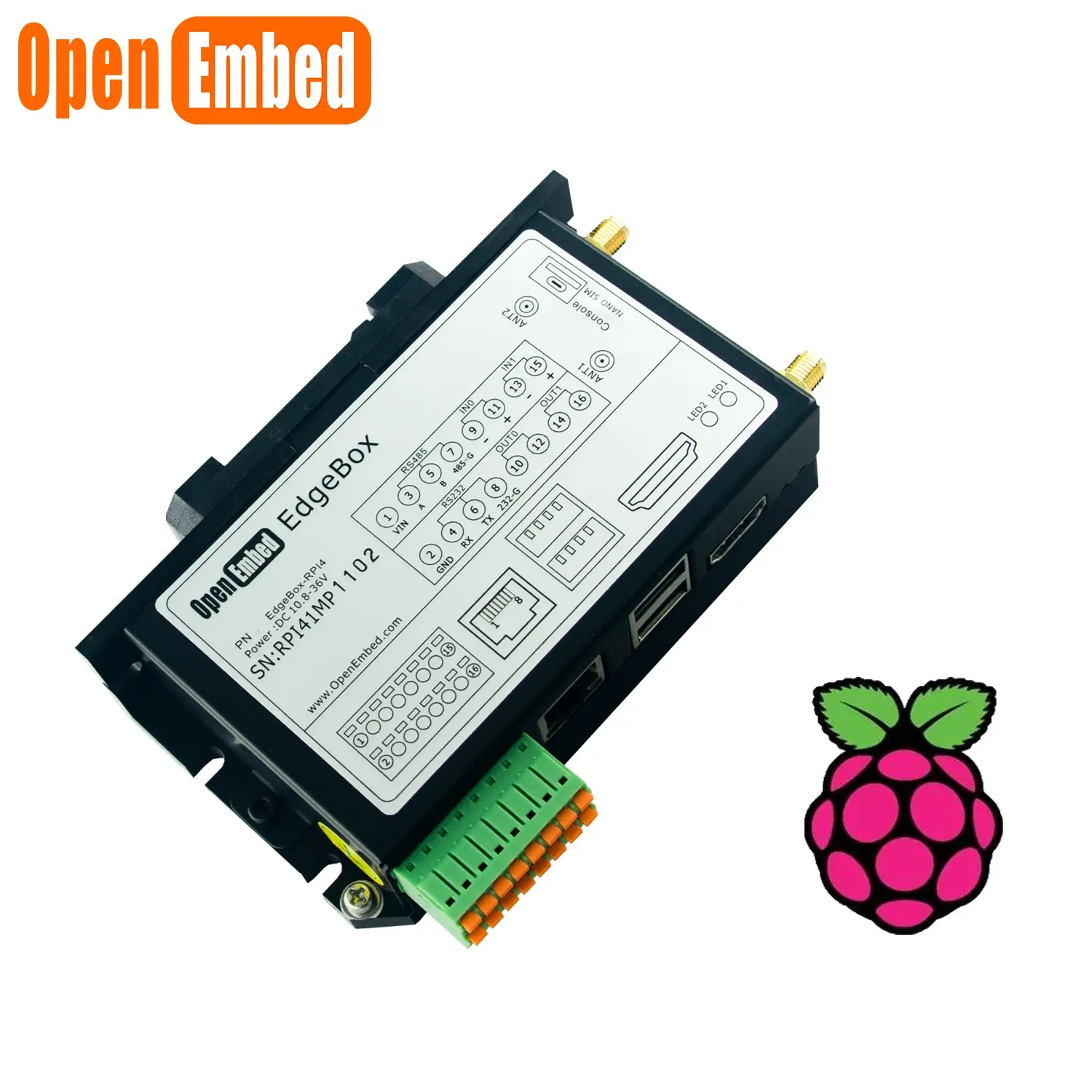 Tersedia stok EDGEBOX-RPI-200 merek asli dengan RockChip RK3588