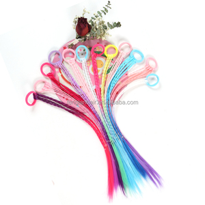 <span class=keywords><strong>Trecce</strong></span> colorate sfumate per bambine elastico elastico per <span class=keywords><strong>trecce</strong></span> intrecciate per coda di cavallo - Product Image 4