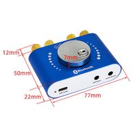 Amplificateur de puissance audio 2*50W stéréo TPA3116D2 Mini musique 10W~100W HiFi Classe D numérique TPA3116 Carte son USB AMP assemblage de circuits imprimés