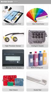 Máquina de Impresión de Murales de Pared de Alta Definición para Limpieza Automática de Interiores, Impresora de Inyección de Tinta 5D, Gran Venta - Product Image 3