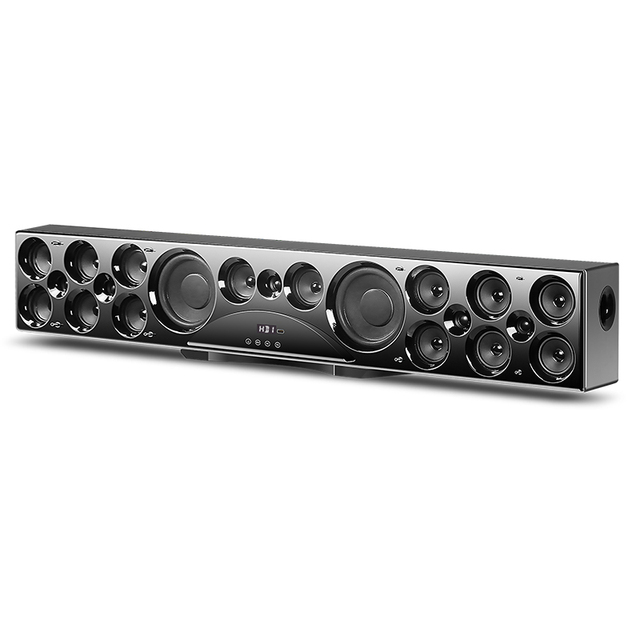 Hyper Sound 7.2CH Home Theater Soundbar for TV with for HD/RCA/BT/OPT Inputs 360W RMS Wooden Design Remote Control IA-8360DMAX