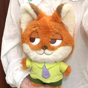 Chibi Version Nick renard pour princesse mer Animal en peluche maille doublure PP coton soulagement du Stress cadeau d'anniversaire meilleur ami - Product Image 2
