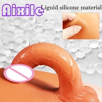 Strap-on Dildo Höschen Realistischer Strap-on Gurt Lesbische Sexspielzeuge Hochelastische Silikon Analdildos Erwachsenen-Sexspielzeug für Frauen Männer
