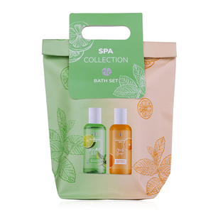 Coffret cadeau de soin de la peau hydratant à la menthe fraîche, au citron vert, aux agrumes et à l'orange, gel à base de plantes OEM, relaxation apaisante, boîte cadeau décorative - Product Image 3