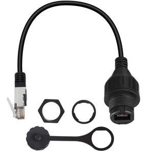 Bảng điều khiển gắn kết không thấm nước hoặc thời tiết RJ45 nữ M20 21 22 RJ45 tường bảng điều khiển gắn kết ổ cắm Ethernet kết nối cáp - Product Image 1