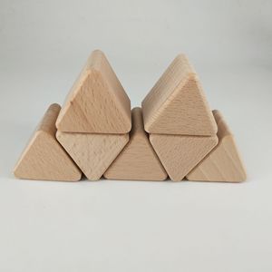 Gỗ Sồi Khối Tam Giác Học Tập Sớm Giáo Dục <span class=keywords><strong>Math</strong></span> Đồ Chơi Mẫu Giáo Thủ Công Mỹ Nghệ Hình Hình Học - Product Image 2