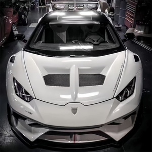 Kit carrosserie en fibre de carbone sèche pour capot moteur et cache-roue de secours Lamborghini <span class=keywords><strong>Huracan</strong></span> LP580/LP610 - D - Product Image 2