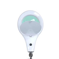 High Transparent Glass Lens Magnifying Lamp Ring LED Magnifier Desk Light Clamp Mounted for Tattoo Jewelry Inspection