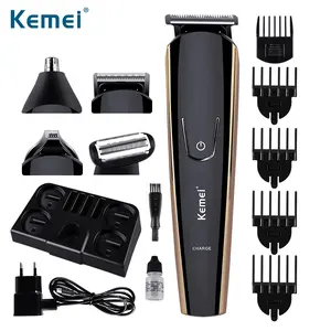 Kemei KM-526 5 em 1 Multi Funcional Homens Grooming Clipper Cabelo Corte Máquina Remoção Trimer Sobrancelha Shaver Haircut