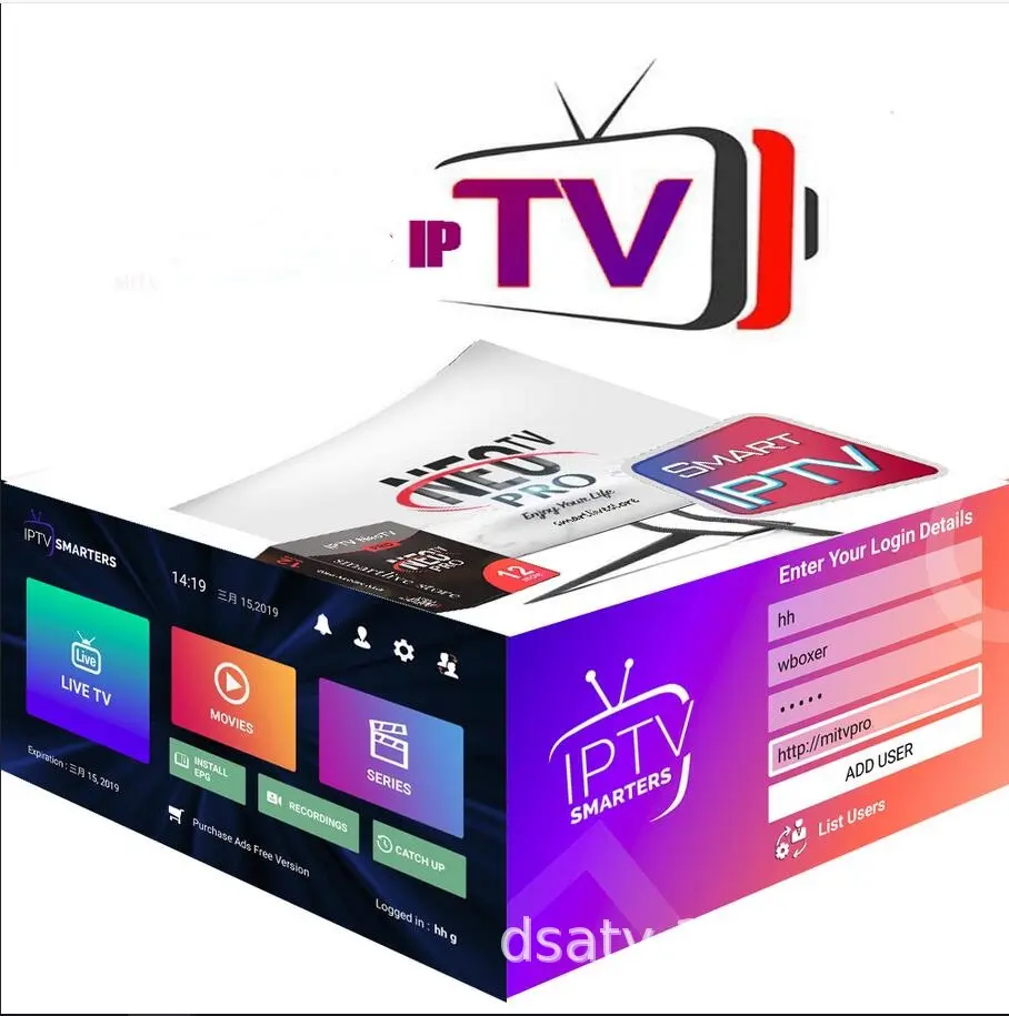 Sin Lista de búfer IP-TV en vivo prueba gratuita suscripción M3U abonnement España árabe 4K Smart TV box 12 meses panel de revendedor