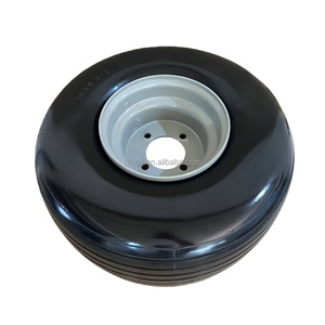 Pneu ATV anti-crevaison à nervures droites 13X6.50-6, résistant à l'usure, tout-terrain, pour tondeuse à gazon, buggy de plage et karting - Product Image 1