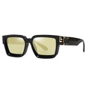 2023 नई उच्च गुणवत्ता नवीनतम फैशनेबल UV400 Gafas डे प अनुकूलन लोगो यूनिसेक्स वर्ग फ्रेम रेट्रो विंटेज धूप का चश्मा