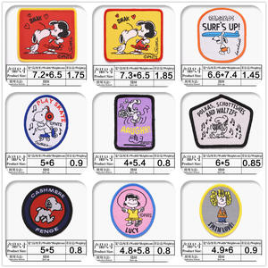 Écussons brodés de personnages de dessins animés USA Europe Snoop <span class=keywords><strong>Lucy</strong></span> Woodstock à repasser pour vêtements d'enfants <span class=keywords><strong>et</strong></span> d'adultes - Product Image 4
