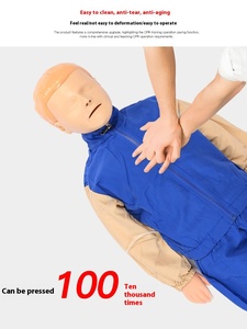 Controlador de maniquí CPR para niños, maniquí de compresión cardíaca pediátrica para <span class=keywords><strong>Hospital</strong></span>, escuela, entrenamiento de emergencia, ciencia médica - Product Image 5