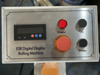 Machine de pliage de plaques asymétriques à 3 rouleaux automatique ESR-2X1000 pour le façonnage de tôles en aluminium