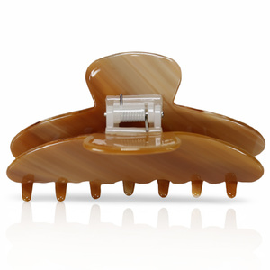 Pince à cheveux en acétate de qualité supérieure, lisse, durable, antistatique, légère, idéale pour les cheveux épais, pour les looks décontractés et formels - Product Image 1