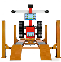 Équipement d'alignement de roues 3D pas cher de l'usine Kaistar, pont élévateur 4 colonnes pour voitures, alimentation 110V/220V/380V, poids max. des roues 75 kg pour voiture