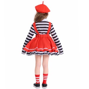 Fête des enfants filles <span class=keywords><strong>Comédie</strong></span> Clown Mime Acteur Cosplay Costumes CARR-036 - Product Image 4