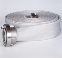 Tuyau d'incendie en PVC flexible et pliable, gainé, pour l'approvisionnement en eau d'incendie temporaire municipal et les configurations d'urgence
