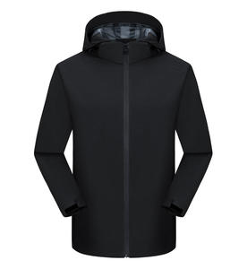Chaqueta de senderismo húmeda y cálida a prueba de viento, cortavientos deportivo informal con logotipo personalizado, forro de malla para exteriores, chaquetas ligeras de invierno para hombres - Product Image 1