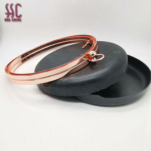 Caja con marco de monedero de metal de 18cm, marco de monedero de embrague de forma redonda para bolso con juego de cadena <span class=keywords><strong>Handel</strong></span> - Product Image 4
