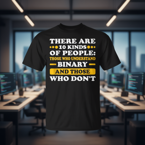 Camiseta Binary IT Specialists: 10 tipos de personas que entienden lo binario y quienes no lo hacen. - Product Image 3