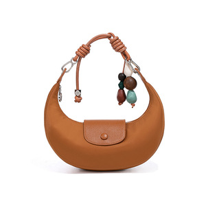 <strong>QuiteS</strong> 2026 New Beaded Pu Zipper Dumpling Shoulder Crossbody Underarm Pea Bag Small Casual Party Elegant Handbag for <strong>Women</strong> - Product Image 3