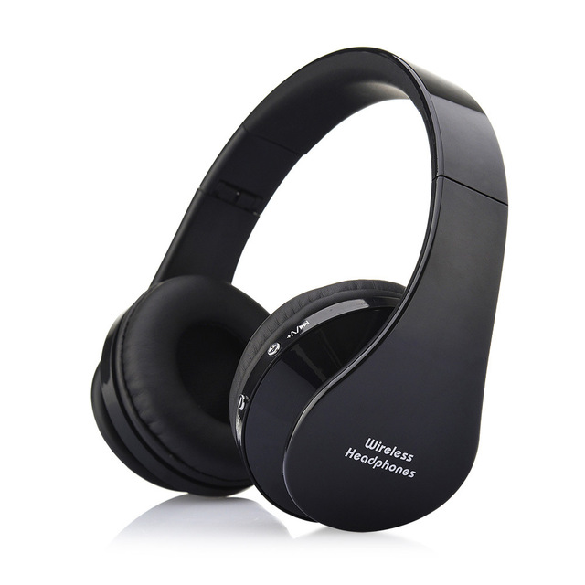 Hifi Earpiece Helmet Bt Headset Foldable Wireless Headband Headphones Head Mounted Earphones Headset Bluth With Tf Card and Led