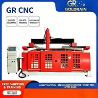 Máquina de Grabado CNC Automática de 5 Ejes para Madera y Espuma EPS, Router CNC para Esculturas 3D con Control Syntec/DSP, un Solo Husillo, Certificación CE