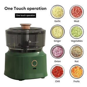 Mélangeur électrique rechargeable USB Mini hachoir à ail électrique 350ml hachoir à viande en métal pour légumes et oignons - Product Image 2