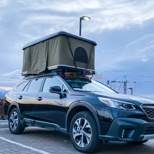Caja rígida moderna para 3 y 4 personas, tienda para techo de coche, carcasa dura de aluminio para todo tipo de clima, tienda para techo de diseño único para acampar - Product Image 1