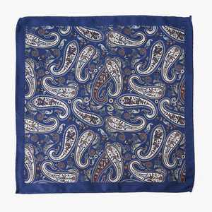 Klassieke Retro Bloemen Handgemaakte Gerolde Zijden Zak Vierkante Sjaal Voor Mannen Grote Avondjurk Avondkleding Perfecte Decoratie - Product Image 2