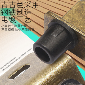 บานพับสแตนเลสแบบซ่อน หมุนได้ 180 องศา สำหรับชุดอุปกรณ์ประตูตู้ - Product Image 2