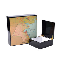 Boîte à dattes personnalisée en gros KSA Riyadh Season, design carte antique, emballage cadeau pour fruits secs et noix
