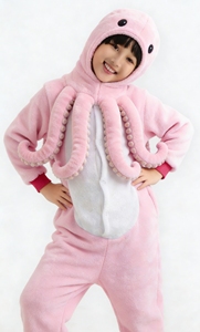 Conjunto <span class=keywords><strong>de</strong></span> Pijama <span class=keywords><strong>de</strong></span> una Pieza <span class=keywords><strong>de</strong></span> Terciopelo Ecológico Haoxuan con Diseño <span class=keywords><strong>de</strong></span> <span class=keywords><strong>Pulpo</strong></span> Rosa <span class=keywords><strong>para</strong></span> Niños, Unisex, Estilo <span class=keywords><strong>de</strong></span> Dibujos Animados, <span class=keywords><strong>Disfraz</strong></span> <span class=keywords><strong>para</strong></span> Jugar a Ser Otros - Product Image 4