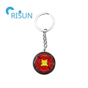 Llaveros de <span class=keywords><strong>bombero</strong></span> con esmalte 3D personalizado, llaveros de <span class=keywords><strong>bombero</strong></span> - Product Image 6