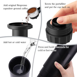 Machine à expresso électrique portable, cafetière de voyage pour le camping, cafetière de voiture auto-chauffante avec USB-C - Product Image 3