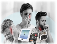 Instruments ORL invasifs ORL oreille nez gorge chirurgie Machine double longueur d'onde 980nm 1470nm Diode Laser Ent unité dispositif