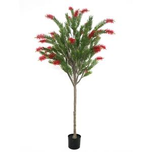 <span class=keywords><strong>Albero</strong></span> di Callistemon Artificiale Alto 180cm per Decorazione Caffè, <span class=keywords><strong>Albero</strong></span> di Callistemon Finto - Product Image 1